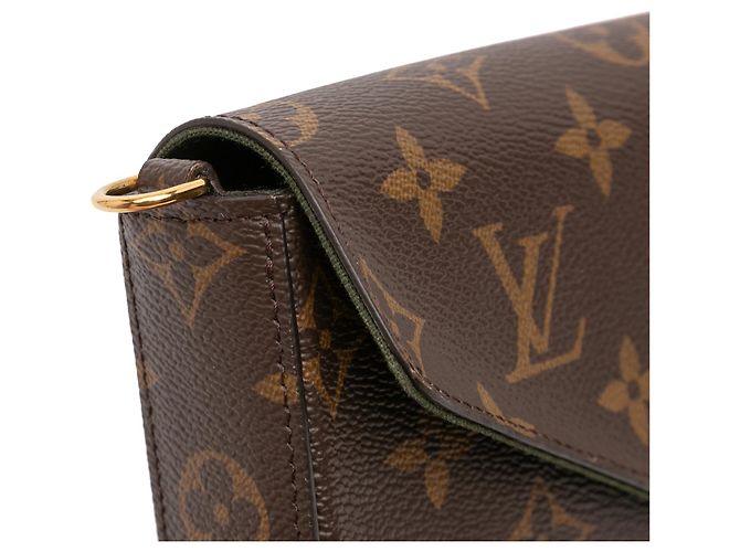 Louis Vuitton Marrone Monogram Felicie Strap And Go - vista 8