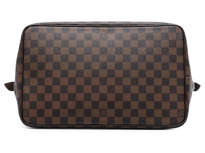 Louis Vuitton Borsa Saleya GM Damier Ebene Marrone - vista 3