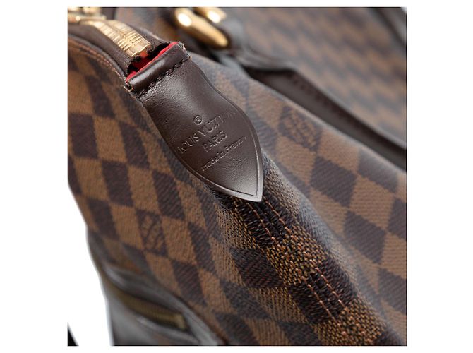 Louis Vuitton Borsa Saleya GM Damier Ebene Marrone - vista 5