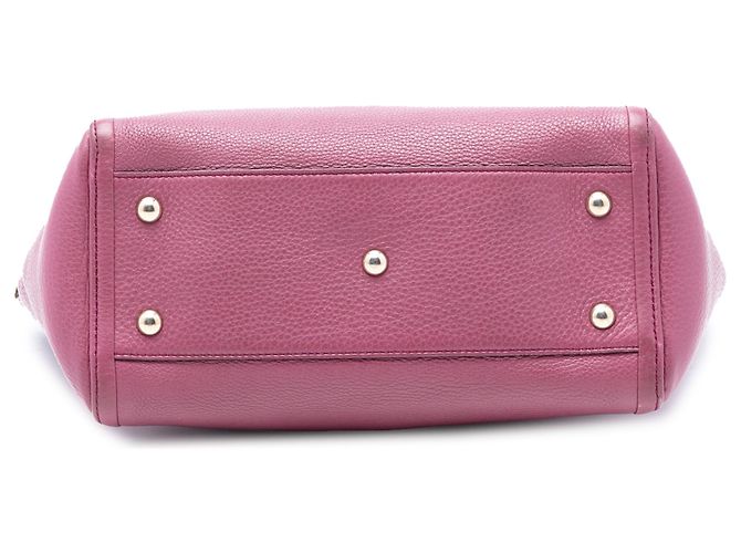 Borsa Soho Cellarius in pelle martellata viola di Gucci Porpora - vista 3