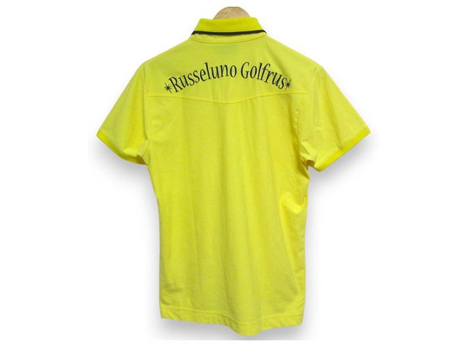 Autre Marque Polo da golf a maniche corte Russeluno Giallo - vista 2