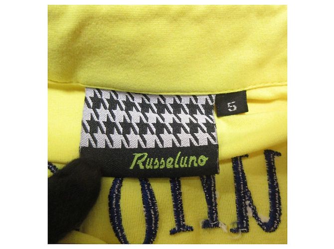 Autre Marque Polo da golf a maniche corte Russeluno Giallo - vista 8