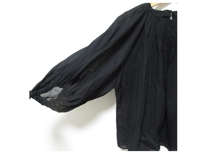 Autre Marque NAVE Volume Boil Bluse Schwarz - Ansicht 3