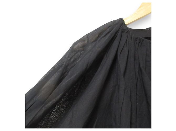 Autre Marque NAVE Volume Boil Bluse Schwarz - Ansicht 4