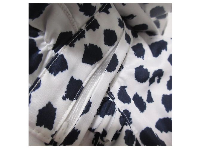 Autre Marque Abrigo de primavera con capucha y estampado TO BE CHIC Blanco Azul marino - vista 5