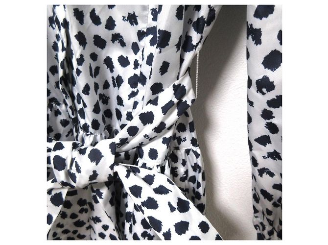 Autre Marque Abrigo de primavera con capucha y estampado TO BE CHIC Blanco Azul marino - vista 6