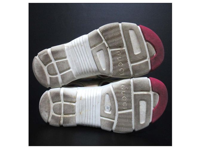 Sandali in rete Velcro Gucci Multicolore Beige - vista 8