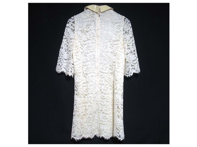 Dolce & Gabbana Spitzenkleid Dolce&Gabbana Beige Roh - Ansicht 2