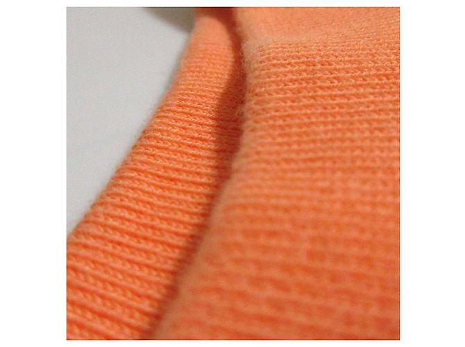 Autre Marque Top in cotone senza maniche a maglia Drawer Arancione - vista 10