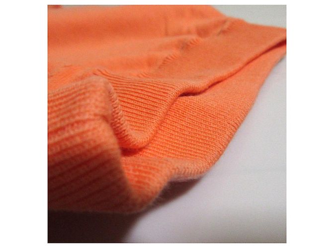 Autre Marque Top in cotone senza maniche a maglia Drawer Arancione - vista 12