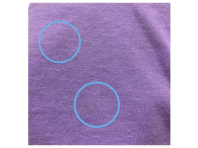 Everyday Camiseta de algodón con logo bordado de Balenciaga Púrpura - vista 9