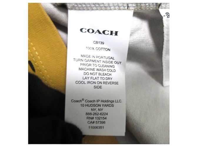 Vestido con hebilla Trompe L'oeil Coach Castaño - vista 10