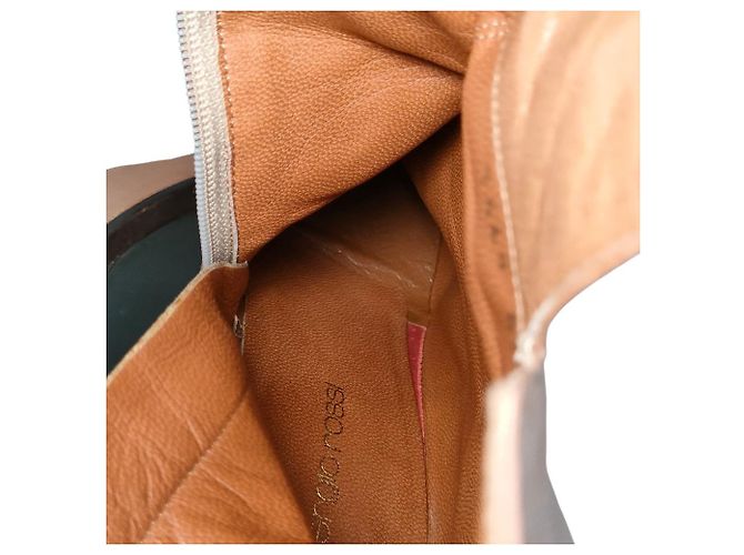 Autre Marque Stivaletti in pelle Sergio Rossi Beige - vista 12