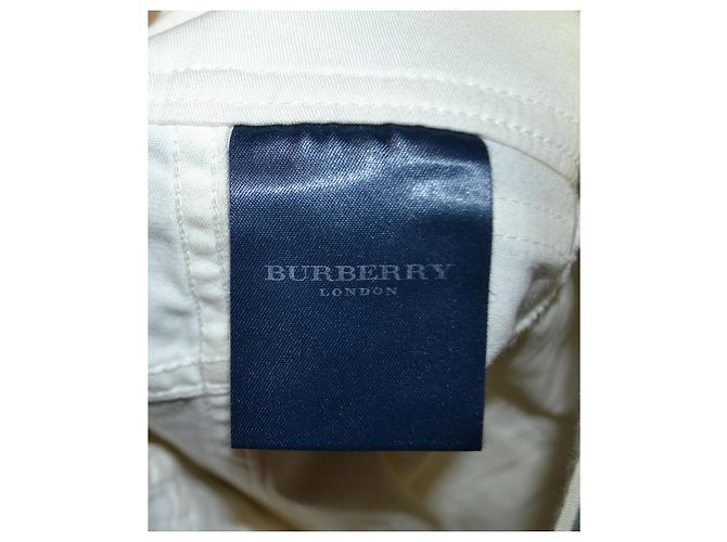 Minifalda Burberry blanca de algodón Blanco - vista 6