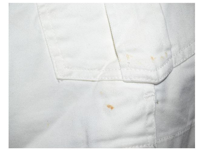 Minifalda Burberry blanca de algodón Blanco - vista 7