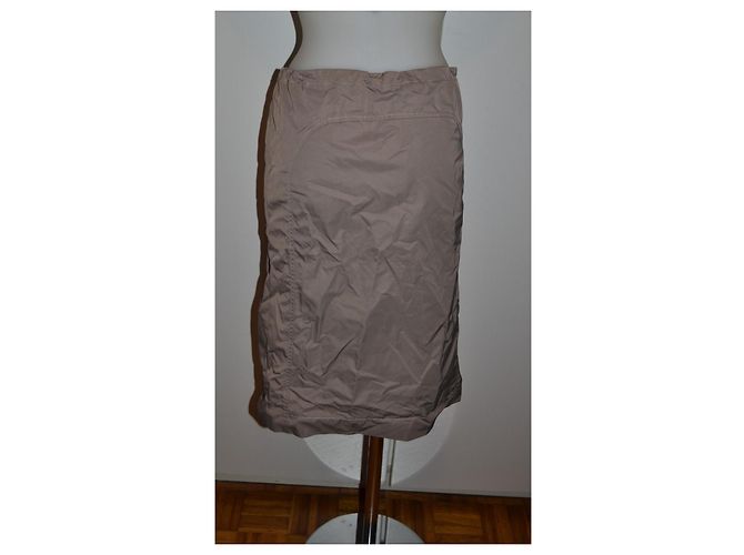 Philosophy Di Alberta Ferretti Rock Khaki aus technischem Stoff - Ansicht 4