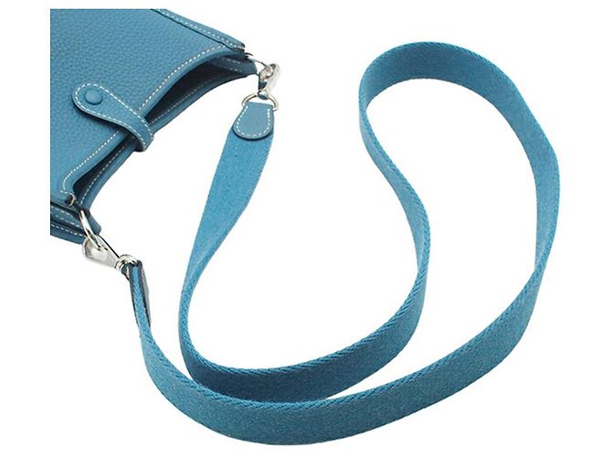 Hermès Evelyne TPM – Pelle Clemence New Blue Jean - vista 12