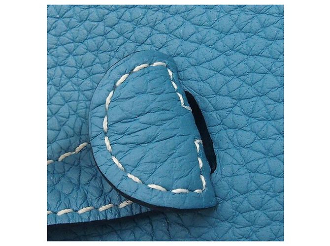 Hermès Evelyne TPM – Pelle Clemence New Blue Jean - vista 14