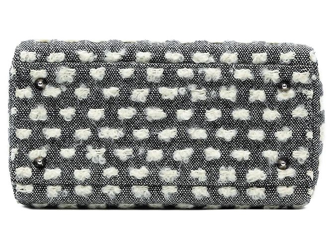 Christian Dior Dior – Lady Dior Medium in Tweed Grigio - vista 3