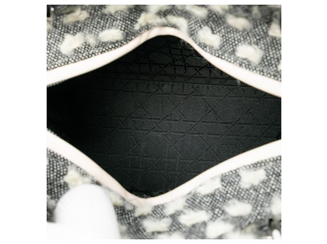 Christian Dior Dior – Lady Dior Medium in Tweed Grigio - vista 4