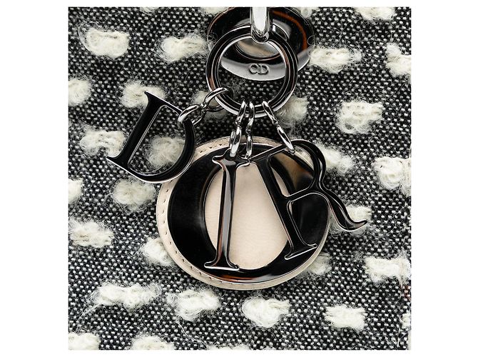 Christian Dior Dior – Lady Dior Medium in Tweed Grigio - vista 5