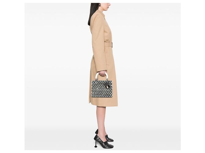 Christian Dior Dior – Lady Dior Medium in Tweed Grigio - vista 7