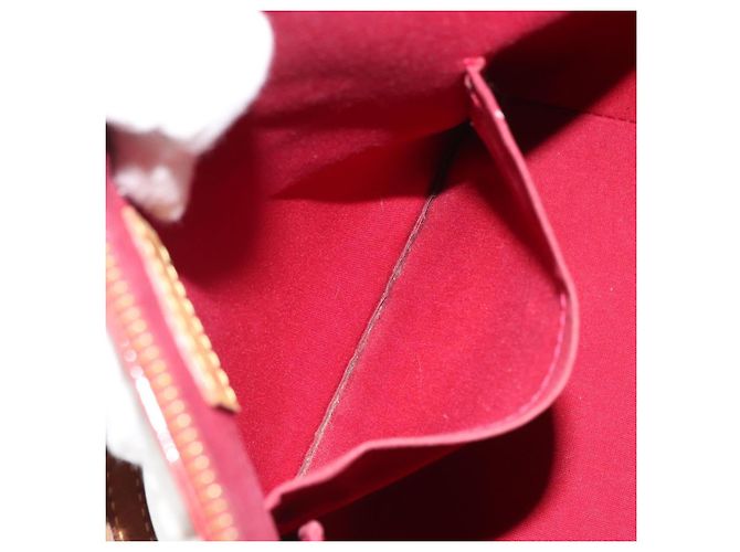 LOUIS VUITTON Borsa Bellevue PM Monogram Vernis Pomme D'amour M93583 Auth 162944 Rosso - vista 11