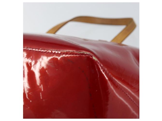 LOUIS VUITTON Borsa Bellevue PM Monogram Vernis Pomme D'amour M93583 Auth 162944 Rosso - vista 16