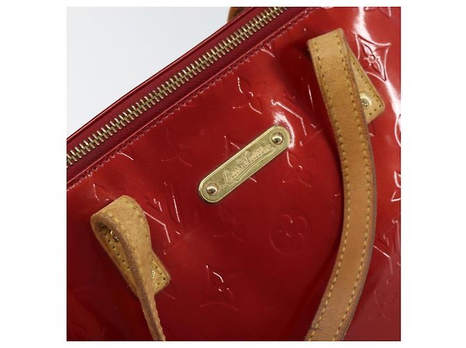 LOUIS VUITTON Borsa Bellevue PM Monogram Vernis Pomme D'amour M93583 Auth 162944 Rosso - vista 18