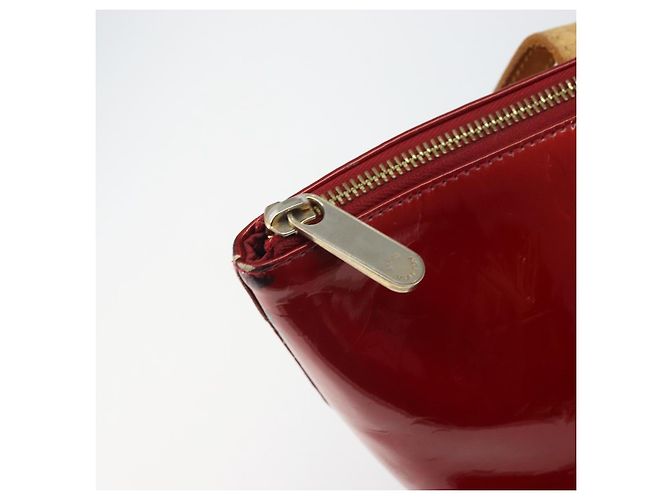 LOUIS VUITTON Borsa Bellevue PM Monogram Vernis Pomme D'amour M93583 Auth 162944 Rosso - vista 19