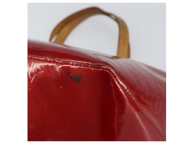 LOUIS VUITTON Borsa Bellevue PM Monogram Vernis Pomme D'amour M93583 Auth 162944 Rosso - vista 8