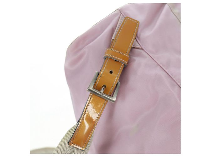 PRADA Backpack Nylon Pink Silver Auth 161509 Silvery - view 15