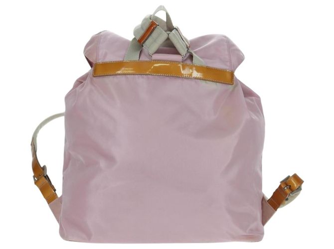 PRADA Backpack Nylon Pink Silver Auth 161509 Silvery - view 2