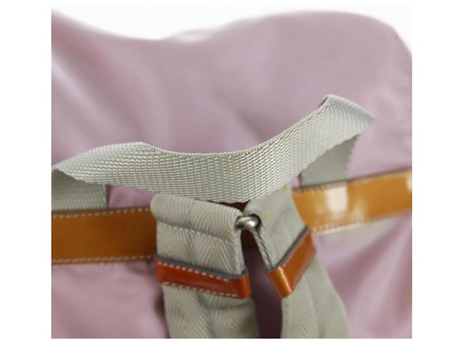 PRADA Backpack Nylon Pink Silver Auth 161509 Silvery - view 7