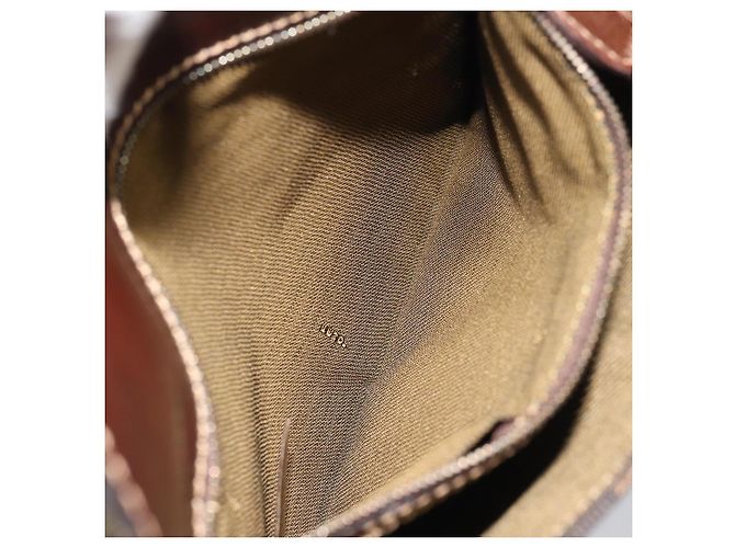 Borsa a mano in tela Zucca FENDI nera e marrone Auth 159734 Nero - vista 23