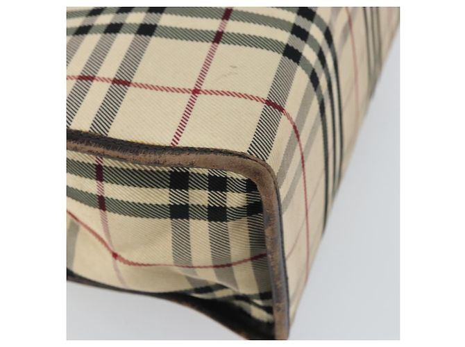 Burberry Nova Check Handtasche aus Canvas Blau Silber Authentisch 161282 - Ansicht 16