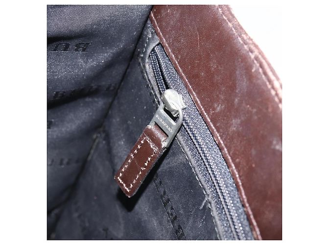 Burberry Nova Check Handtasche aus Canvas Blau Silber Authentisch 161282 - Ansicht 19