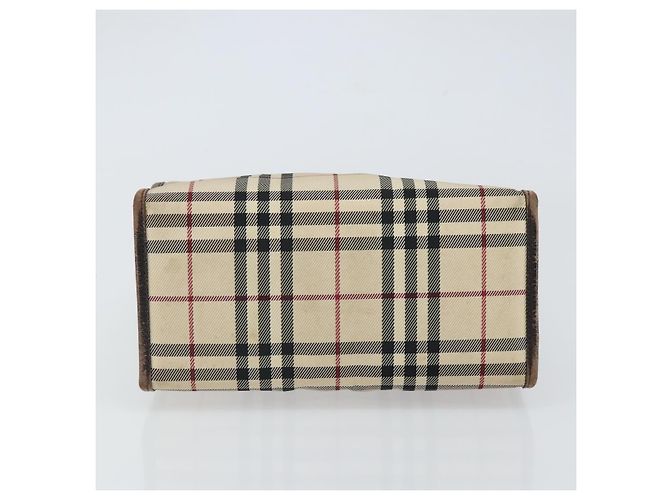 Burberry Nova Check Handtasche aus Canvas Blau Silber Authentisch 161282 - Ansicht 5