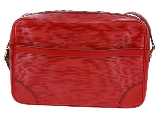 LOUIS VUITTON Borsa a Spalla Epi Trocadero 27 Rossa M52317 LV Auth 161285 Rosso - vista 13