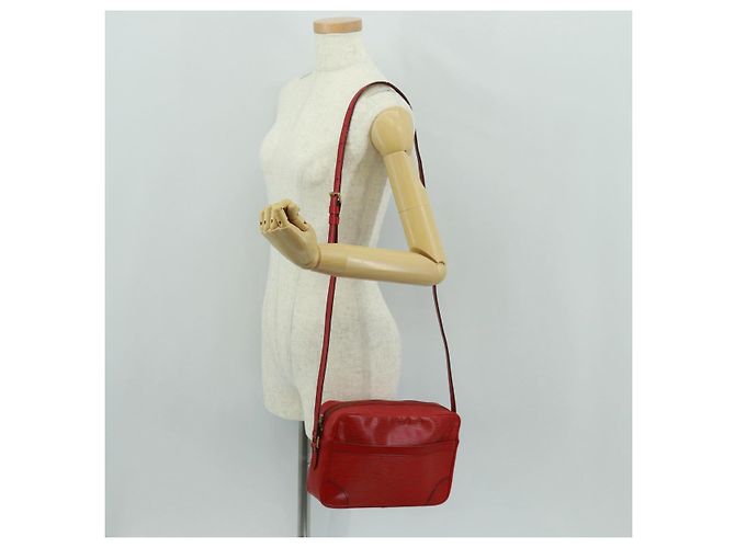 LOUIS VUITTON Borsa a Spalla Epi Trocadero 27 Rossa M52317 LV Auth 161285 Rosso - vista 25