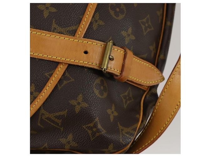 LOUIS VUITTON Borsa a Spalla Monogram Saumur 43 M42252 LV Auth 159000 Monogramma - vista 25