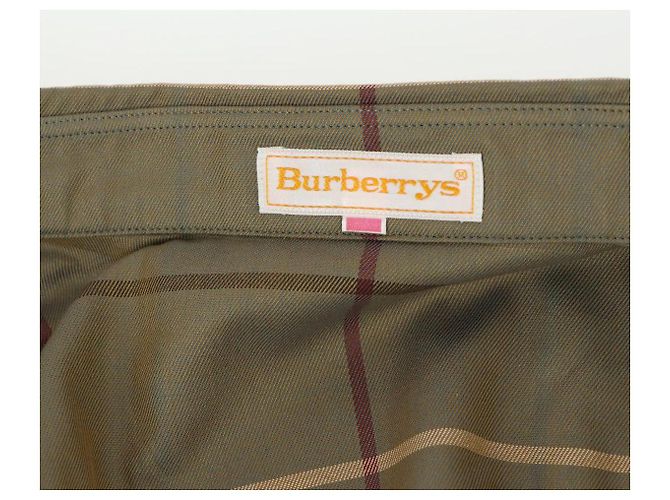 Camisa de manga corta de algodón beige con estampado Nova Check de Burberrys Auth am10420 - vista 11