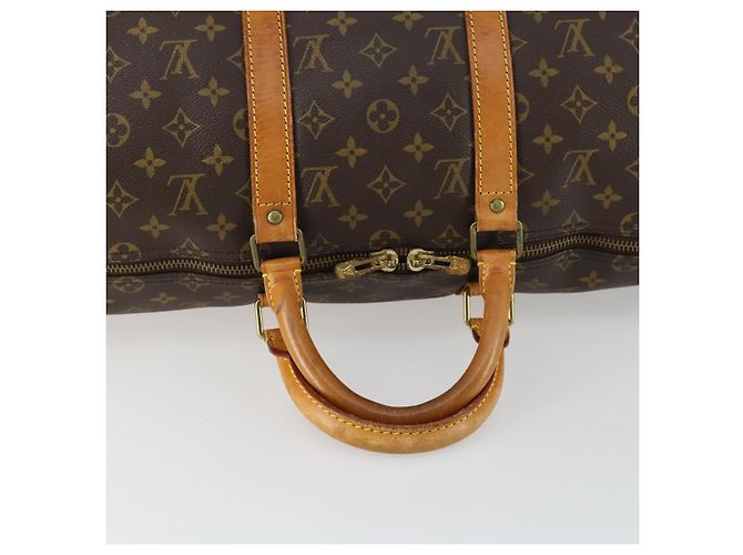 LOUIS VUITTON Borsa Boston Monogram Keepall 50 M41426 Auth LV am10370 Monogramma - vista 7