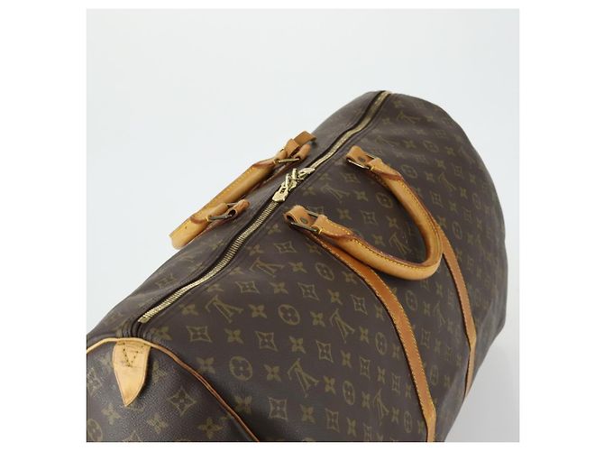 LOUIS VUITTON Borsa Boston Monogram Keepall 60 M41422 LV Auth ar13883 Monogramma - vista 6