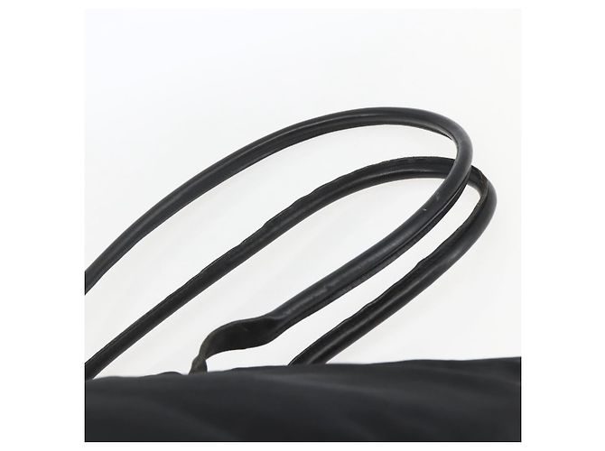 Gucci Borsa Tote in Nylon Nera Argento 002 2123 0455 Auth gh1622 Nero - vista 14