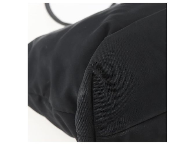 Gucci Borsa Tote in Nylon Nera Argento 002 2123 0455 Auth gh1622 Nero - vista 15