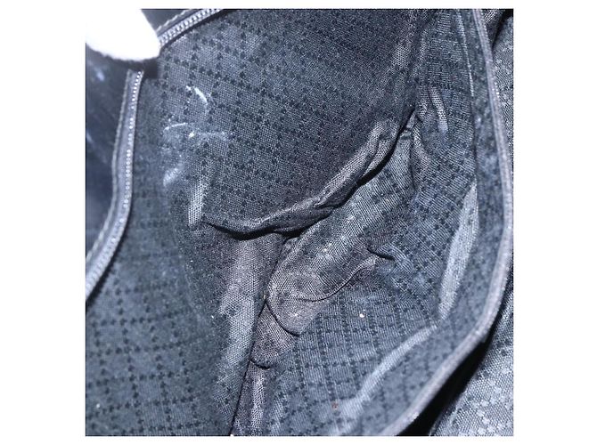 Gucci Borsa Tote in Nylon Nera Argento 002 2123 0455 Auth gh1622 Nero - vista 22