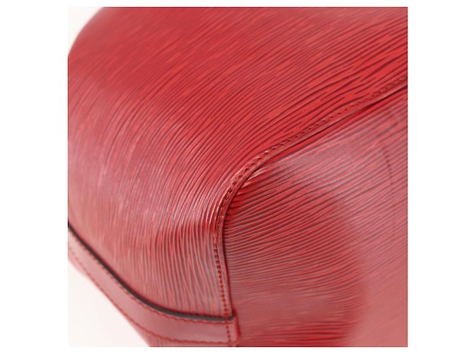 Noe LOUIS VUITTON Bolso de Hombro Petit Noé Epi Rojo M44107 LV Auth 161161 Roja - vista 16