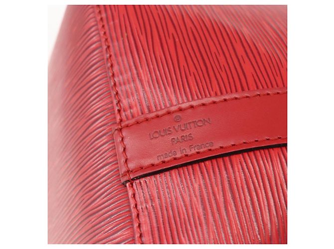 Noe LOUIS VUITTON Bolso de Hombro Petit Noé Epi Rojo M44107 LV Auth 161161 Roja - vista 17