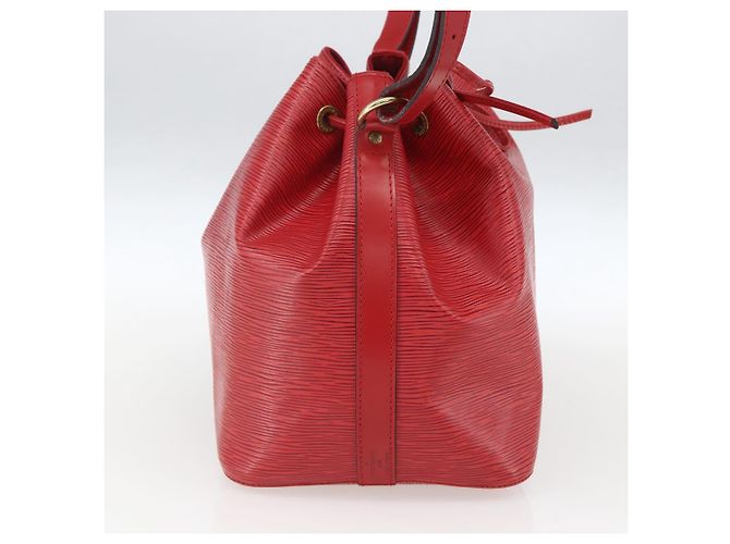 Noe LOUIS VUITTON Bolso de Hombro Petit Noé Epi Rojo M44107 LV Auth 161161 Roja - vista 3